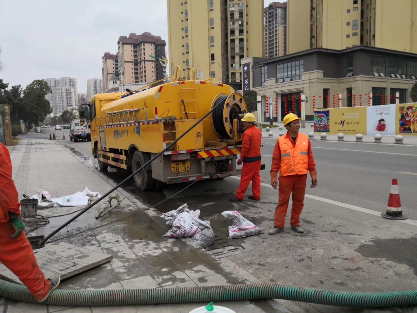 云溪排污管道清淤-管道清洗